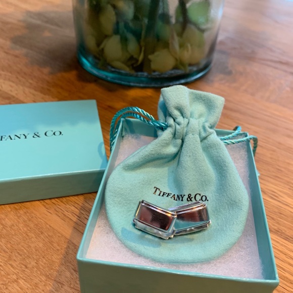 New Tiffany Metropolis Men’s Cuff links - Picture 1 of 5